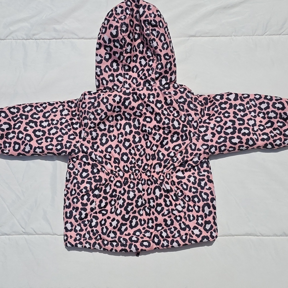 The Childrens Place -Pink Leopard Print Hooded Jacket. Size 2T. NWOT - Picture 6 of 8